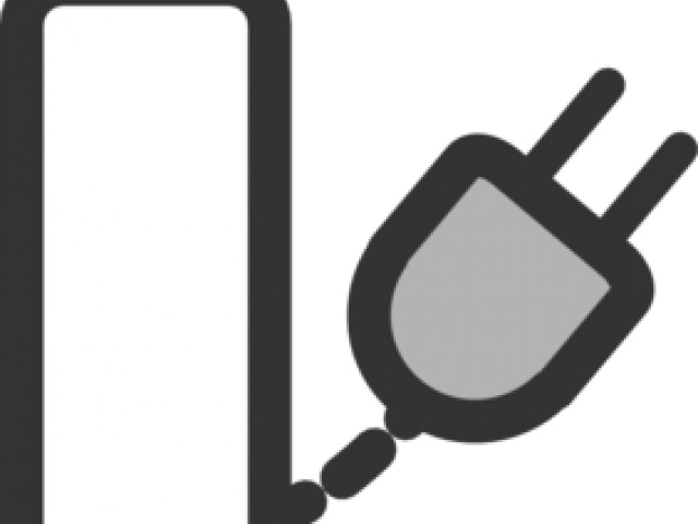 Battery Charging Clipart Clip Art - Power Cord Clipart (640x480), Png Download