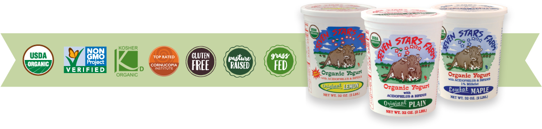 Thus, All The Milk Used Is Of Top Quality, Making Seven - Organic (1169x277), Png Download