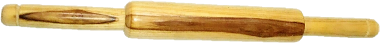 Wooden Rolling Pin, Punjabi Style Roller, Belan, Velan, - Wood (1401x693), Png Download