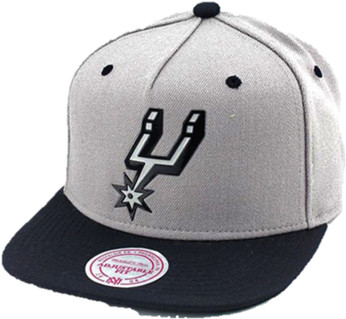 San Antonio Spurs Grey Snap Back Cap - Baseball Cap (781x781), Png Download