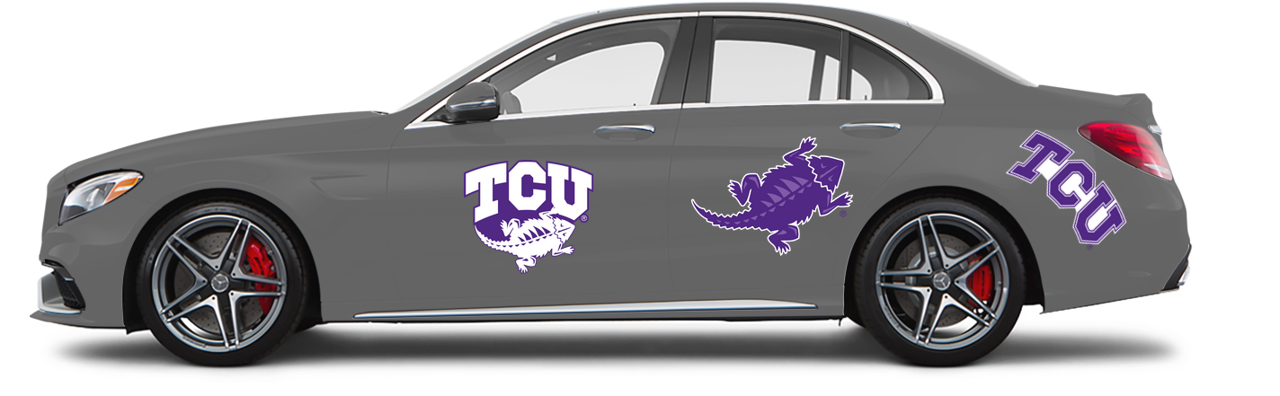Fan Tastic Pack Tcu Car - Executive Car (1424x441), Png Download