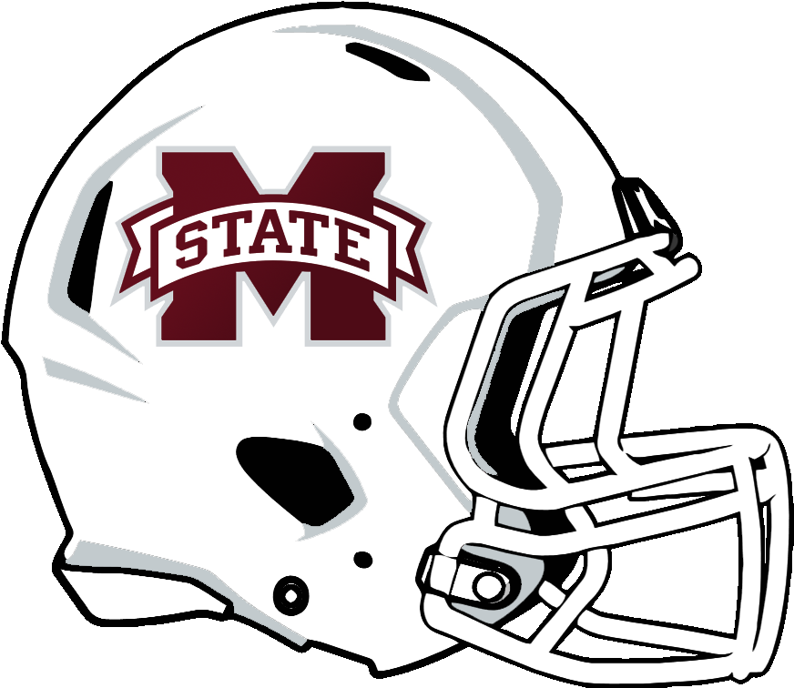 In 2015, The Bulldogs Wore White Helmets For The First - Mississippi State University Chemistry (881x770), Png Download