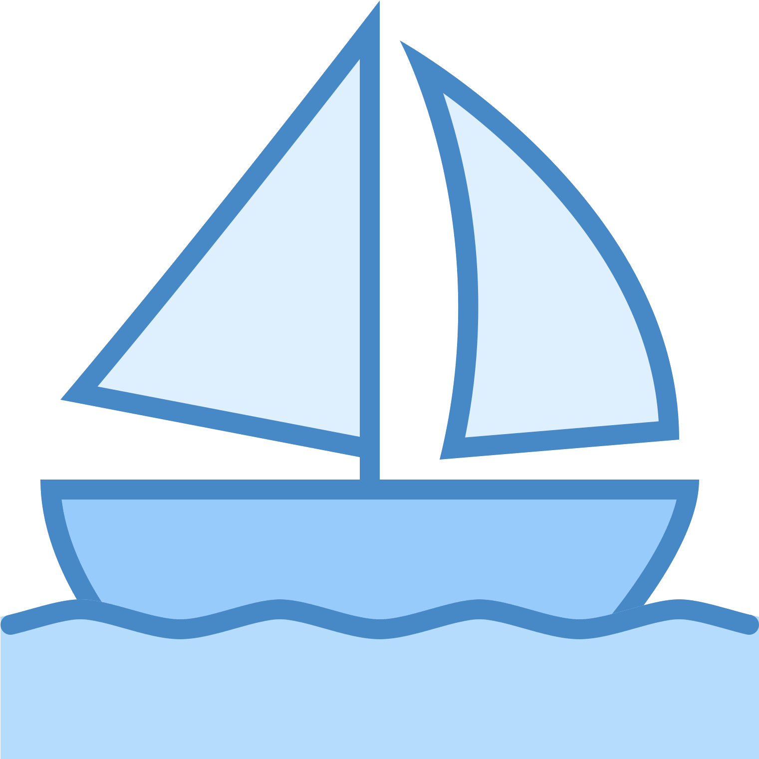 Icono De Barco De Vela - Boat (1521x1521), Png Download