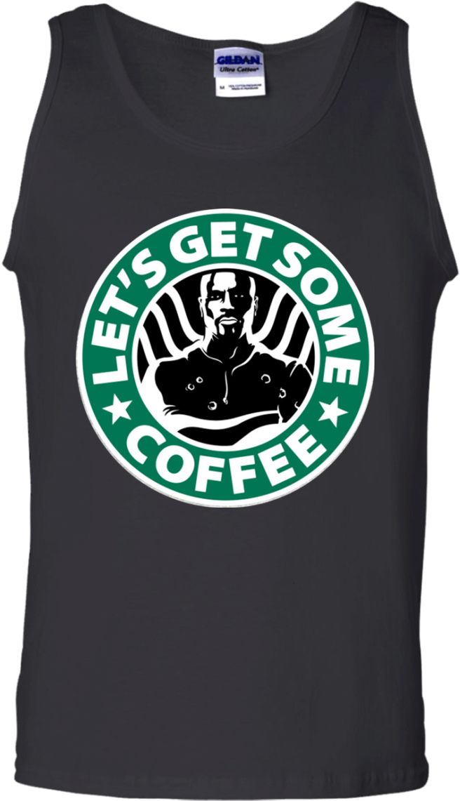Luke Cage Let's Get Some Coffee Tank Top - Luke Cage Coffee (1155x1155), Png Download