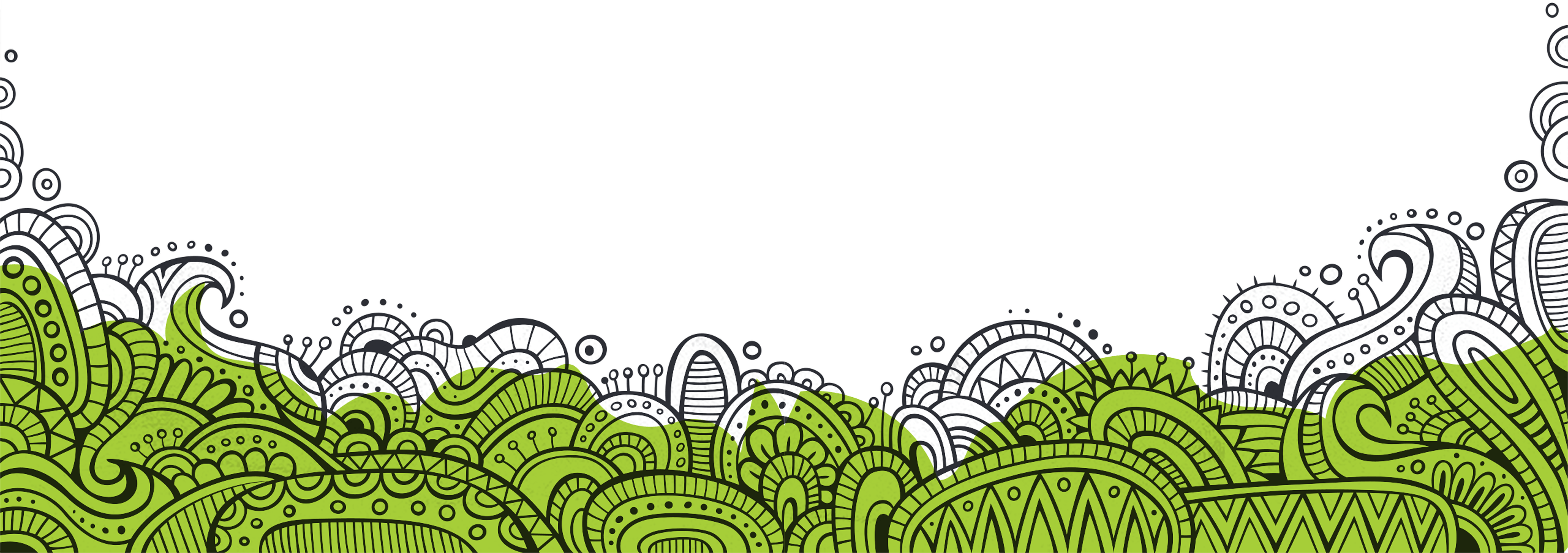Fish Taco Clipart Taco Party - Transparent Swirl Designs Green (3840x1356), Png Download