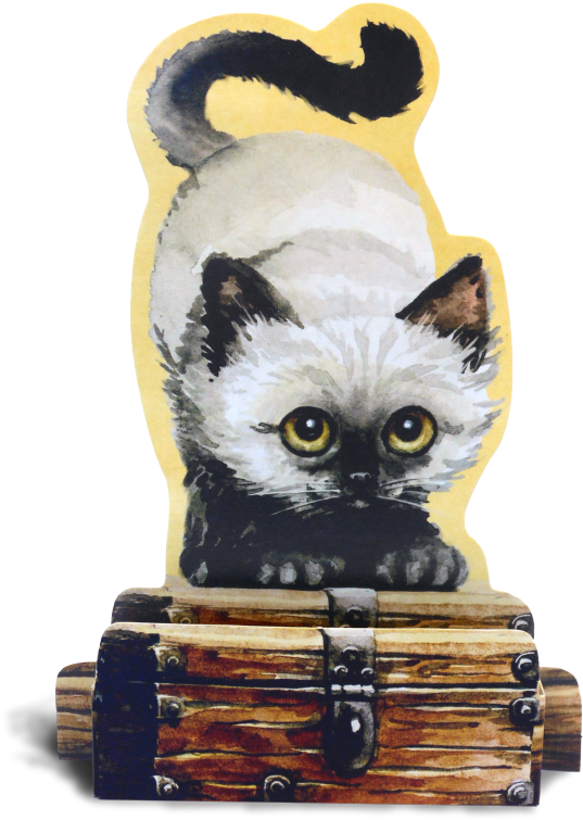 Cat Siamese Print Med - Domestic Short-haired Cat (577x779), Png Download