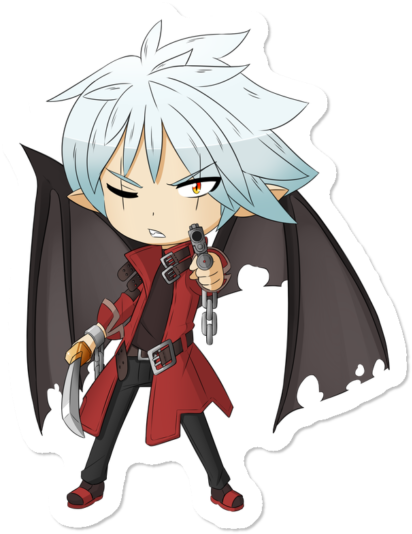Dante Chibi - Cartoon (650x650), Png Download