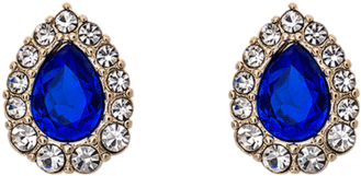 Sapphire And Diamond Stud Earrings Modern (720x720), Png Download