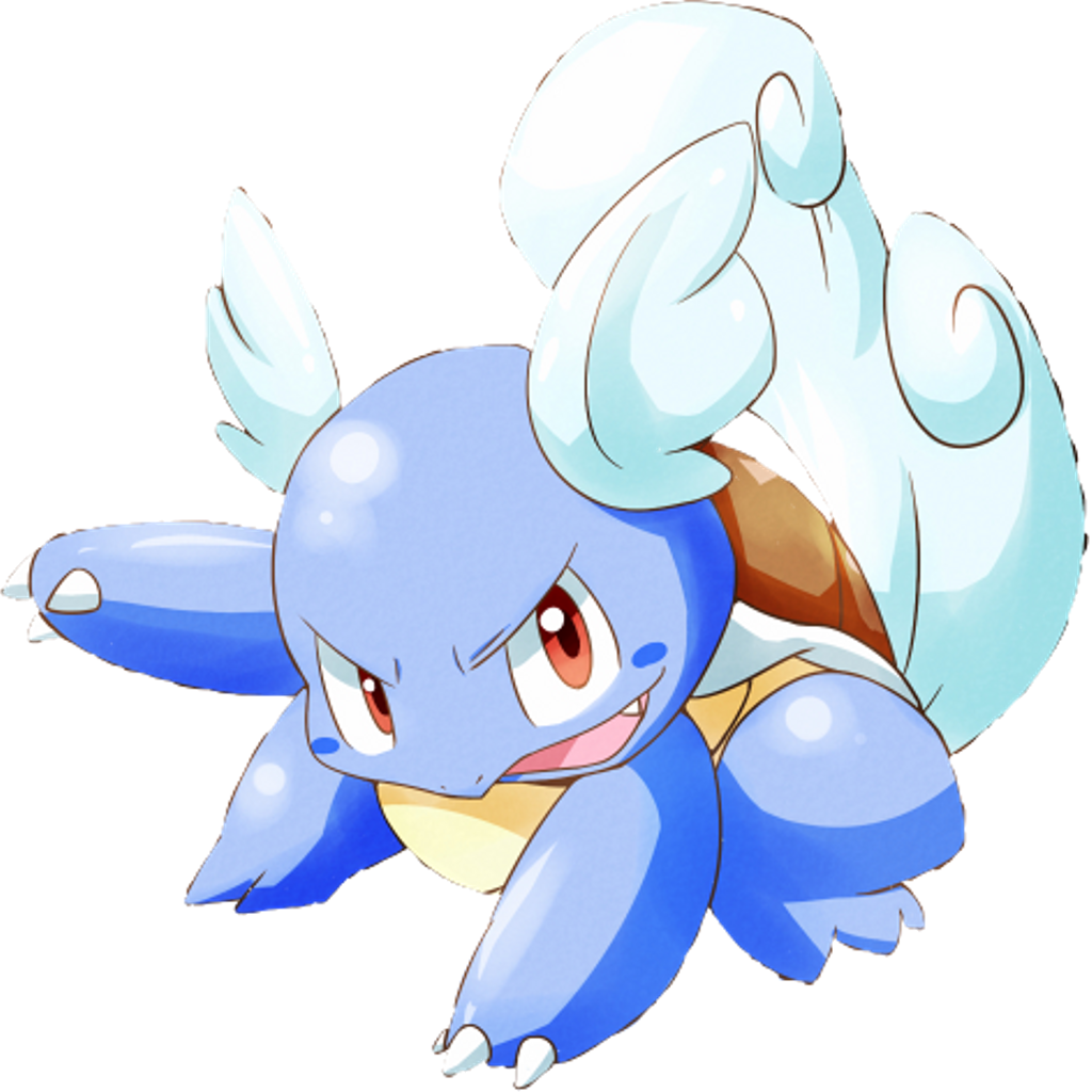 Wartortle Squirtle Blastoise Pokemon Freetoedit - Wartortle Fanart (1024x1024), Png Download