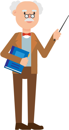 Professor Holding A Book Cartoon - Cartoon (1280x720), Png Download