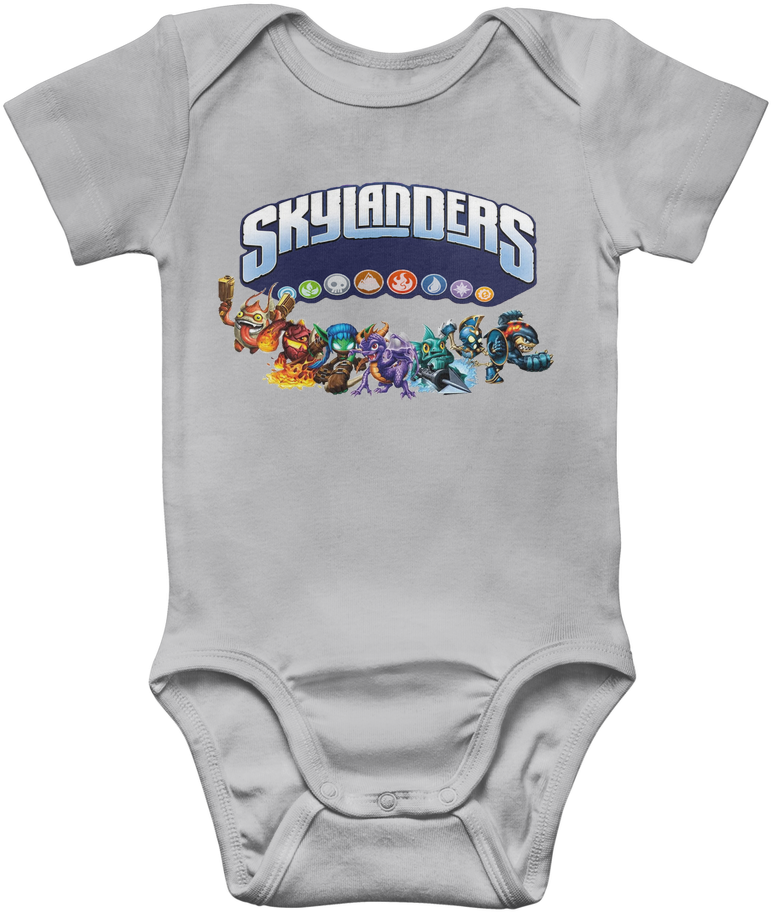 Skylanders 1 ﻿classic Baby Onesie Bodysuit - Minecraft Onesies Babies (1024x1024), Png Download
