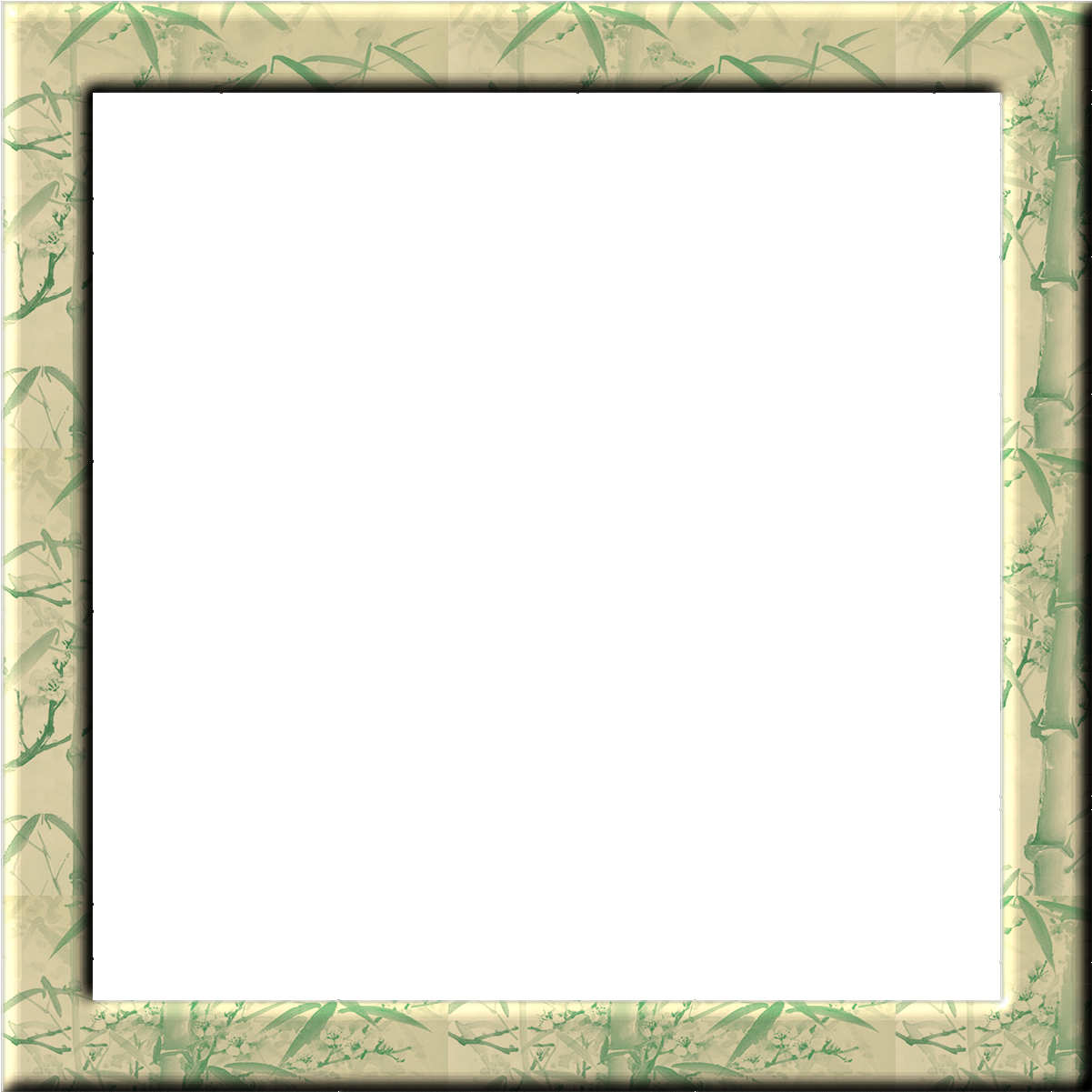 Bamboo Frame Png - Picture Frame (1210x1210), Png Download
