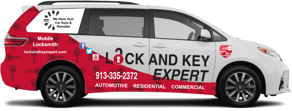 24 Hr Locksmith - 2011 Toyota Sienna Wrap Template (1024x416), Png Download