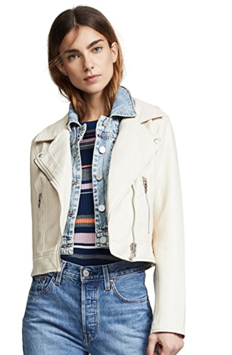 Vegan Moto Jacket - Leather Jacket (606x709), Png Download