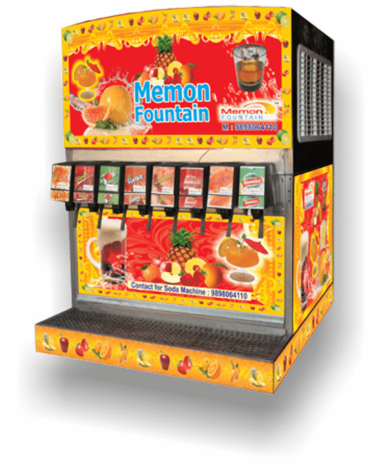 8 Flavour Soda Shop Machine - Convenience Food (760x939), Png Download