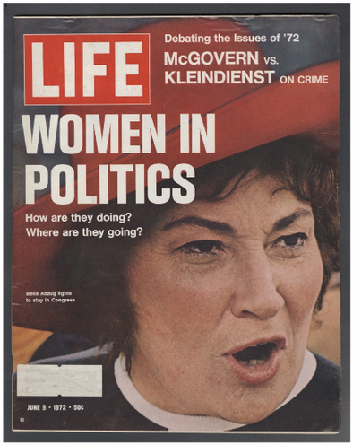 Bella Abzug On The Cover Of A 1972 Issue Of Life Magazine - Magazine (1200x545), Png Download
