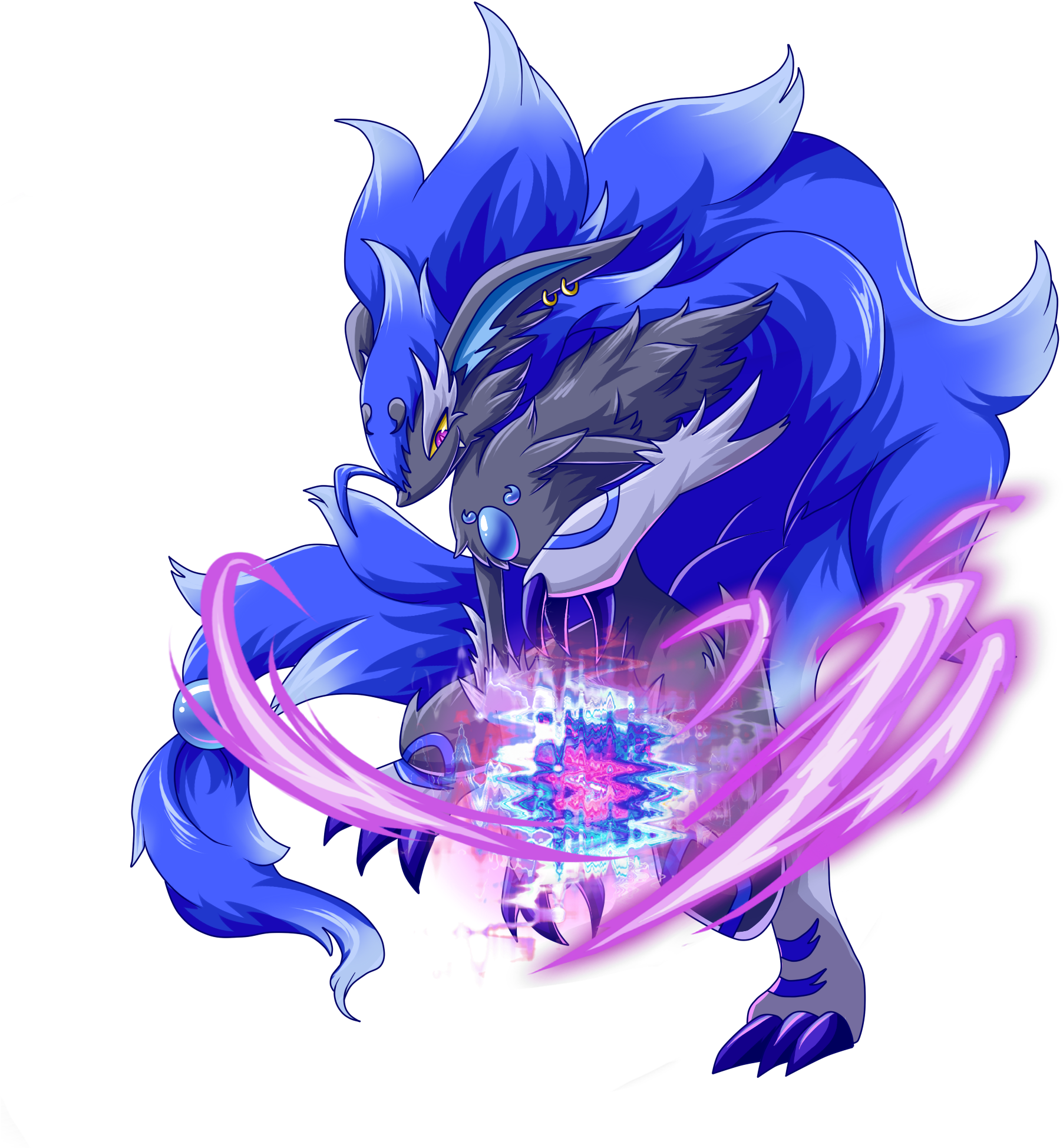 No - 571 Zoroark - 索 羅 亞 閃光 (2000x2000), Png Download