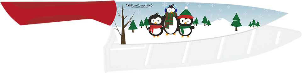 Chef's Knife & Sheath, Holiday - Cartoon (1020x400), Png Download