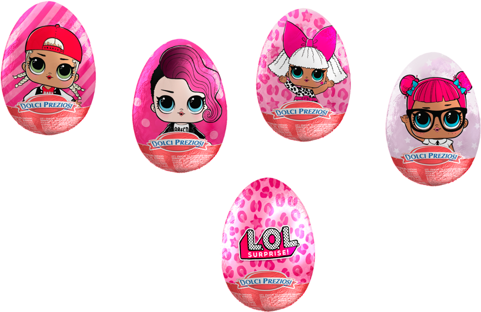L - O - L - Surprise - Ovetti Lol Surprise Dolci Preziosi (1000x1000), Png Download