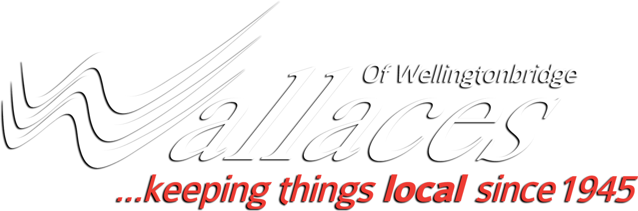 Wallaces Ltd Logo Wallaces Wellingtonbridge - Calligraphy (1366x417), Png Download