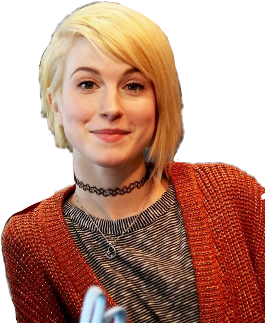 Report Abuse - Hayley Williams Bangs Green Hair (1024x1277), Png Download