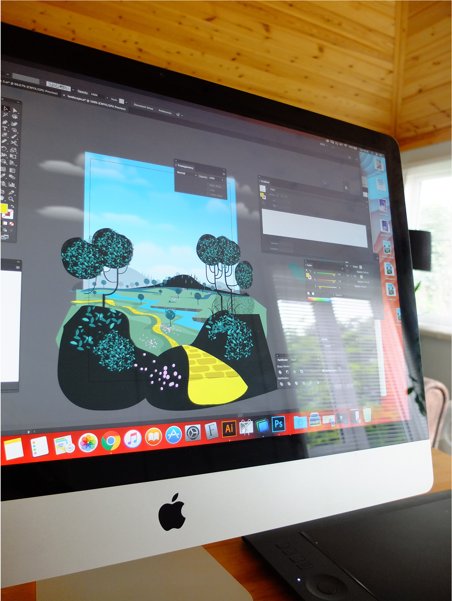 Follow The Yellow Brick Road Under Production - Imac 27 Inch (1920x1920), Png Download