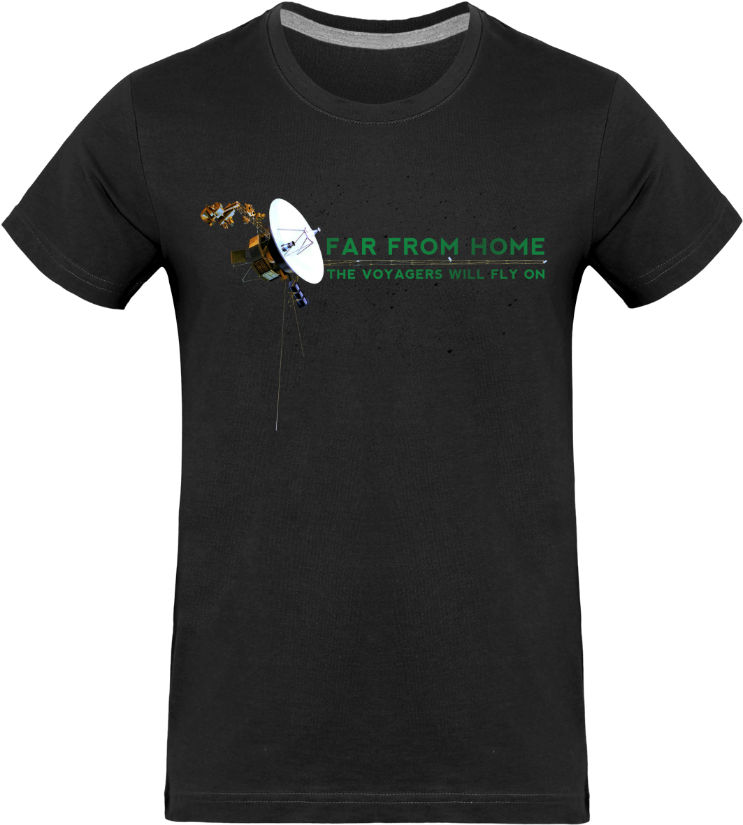 T-shirt Men "voyager 1 By Sagan" - T-shirt (1062x1200), Png Download