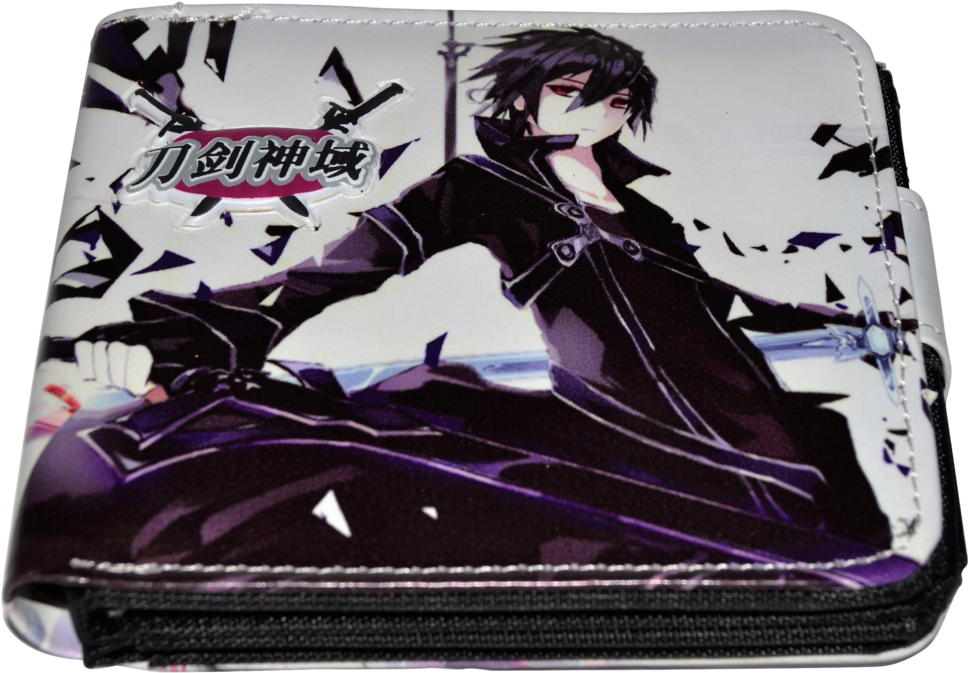 Wallet Double Decker Sword Art Online - Cartoon (1024x729), Png Download