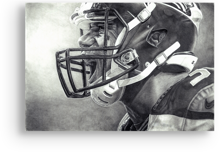 “dangeruss” - Russell Wilson Drawing (872x590), Png Download