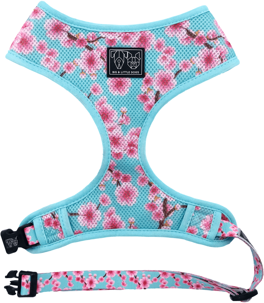 Cherry Blossoms Classic Mesh Dog Harness - Brassiere (888x1024), Png Download