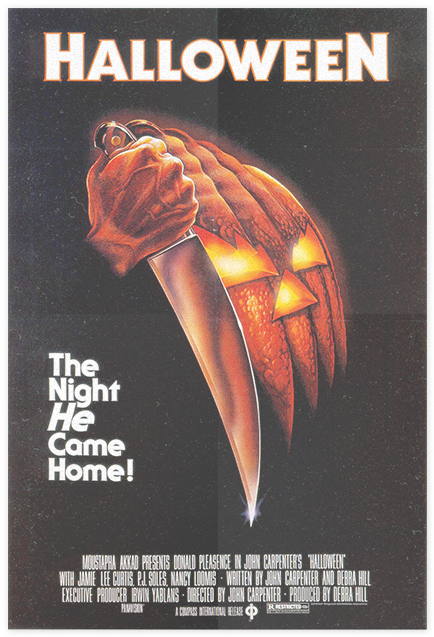 From Psycho To Jurassic Park - Halloween 1978 (460x678), Png Download