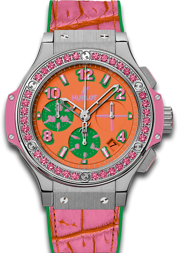 Big Bang Pop Art Steel Rose - Hublot Big Bang Pop Art 41mm 341 Vl 4789 Lr 1207 Pop15 (1000x1000), Png Download