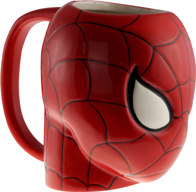 Spider-man Mask Sculpted Mug - Spider-man (850x850), Png Download