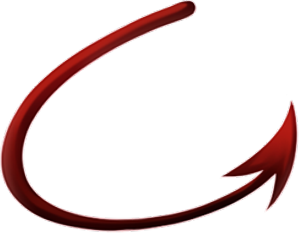 Report Abuse - Devil Tail Png (1024x797), Png Download
