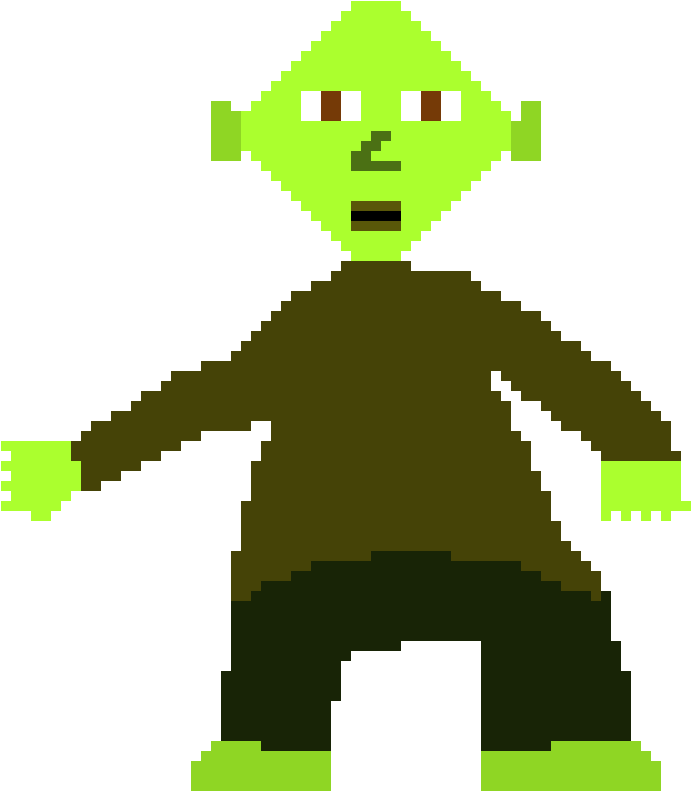 Shrek - Illustration (1050x870), Png Download