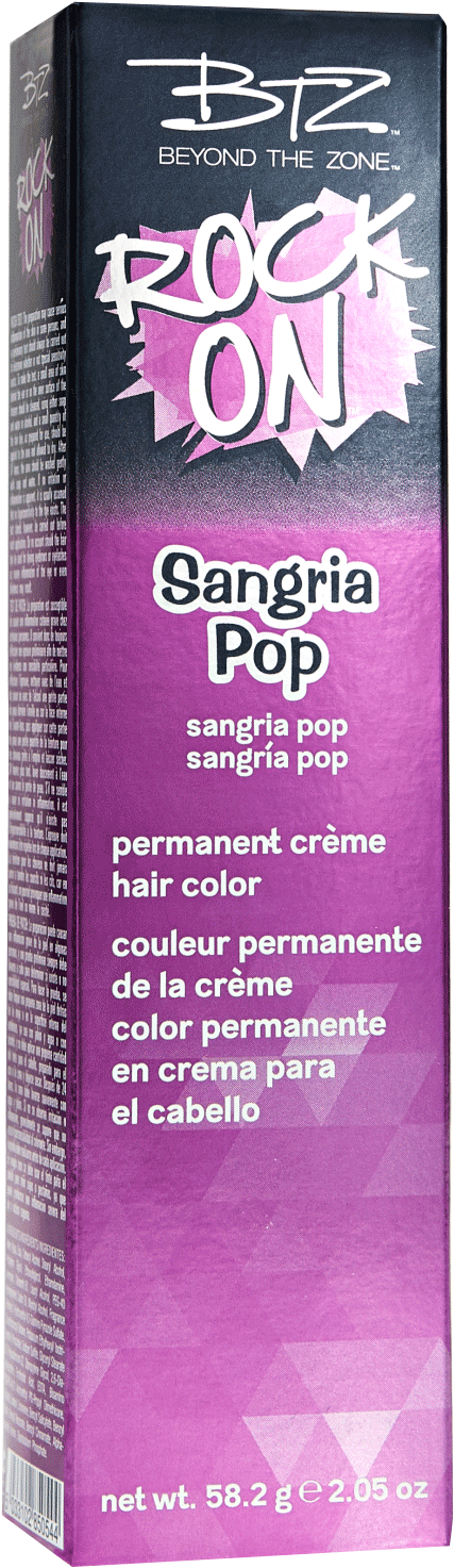 Beyond The Zone Sangria Pop Permanent Creme Hair Color - Sangria Pop Beyond The Zone (1500x1500), Png Download
