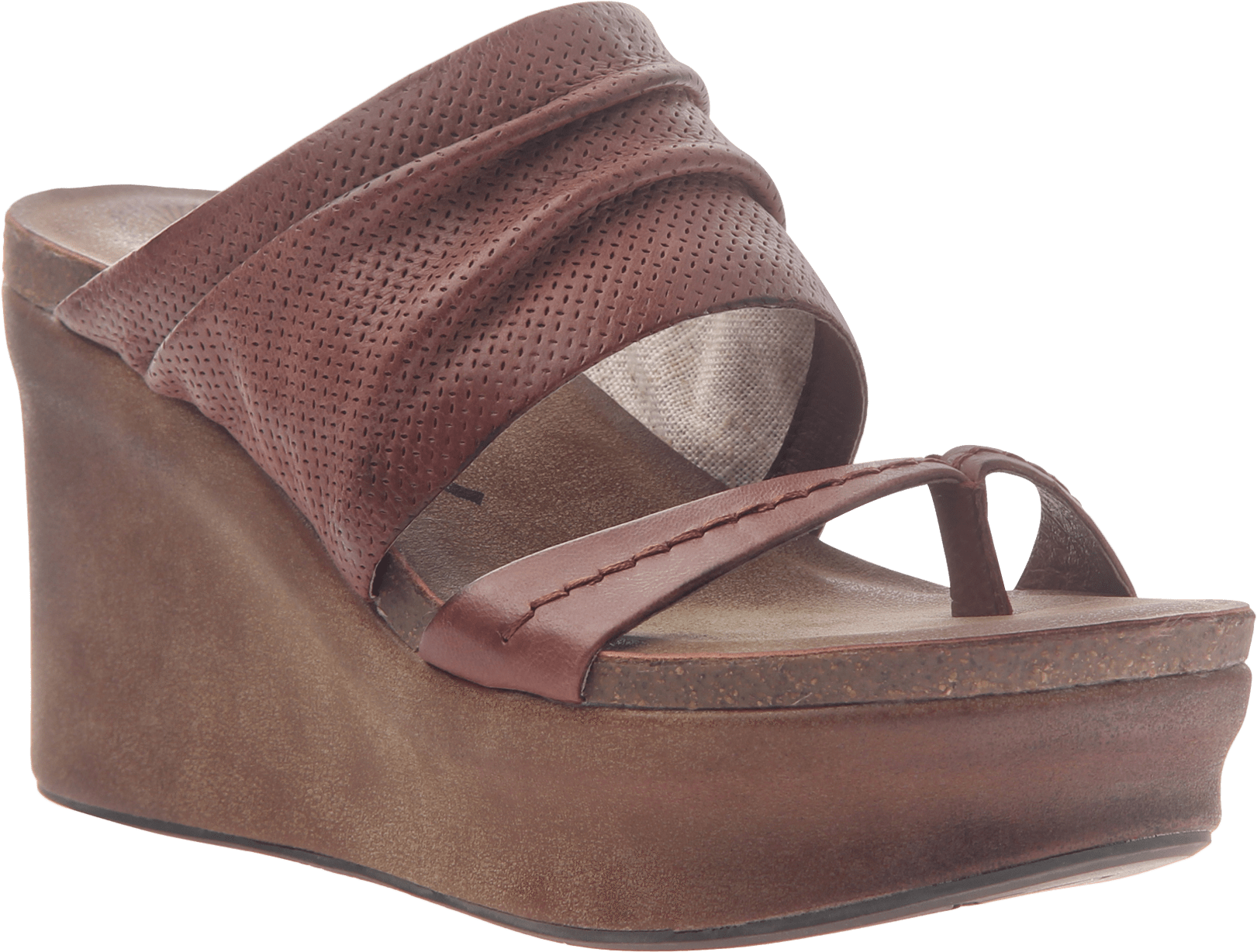 Womens Wedge Tailgate In Sangria - Suede (1782x1782), Png Download