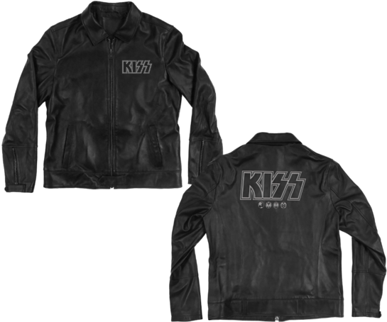 Kiss Authentic Leather Jacket - Leather Jacket (600x600), Png Download