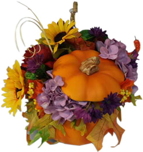Autumn Pumpkin - Bouquet (600x600), Png Download