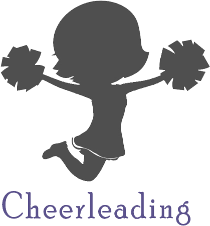 Our Available Sports For Pennsauken & Merchantville - Cartoon Cheer Girl (590x532), Png Download