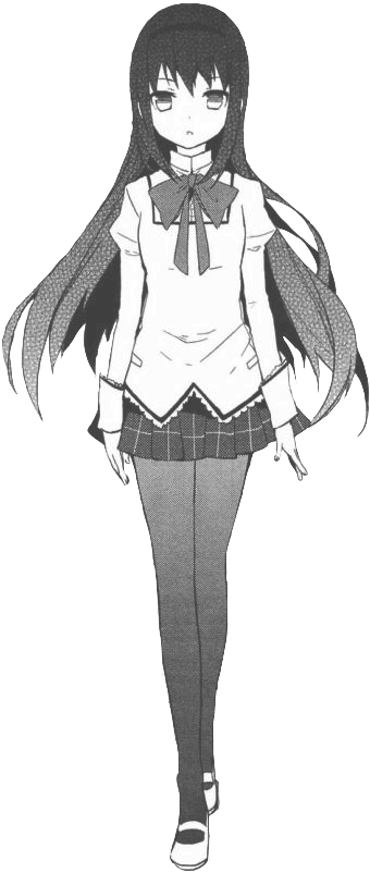 Mahou Shoujo Madoka ☆ Magica Manga - Illustration (383x823), Png Download