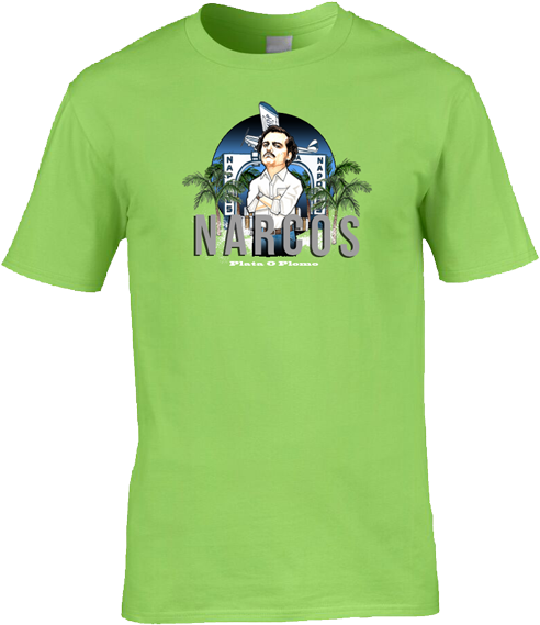 Narcos T-shirt Featuring The Character Who Plays Pablo - Sad Tshirt (600x600), Png Download