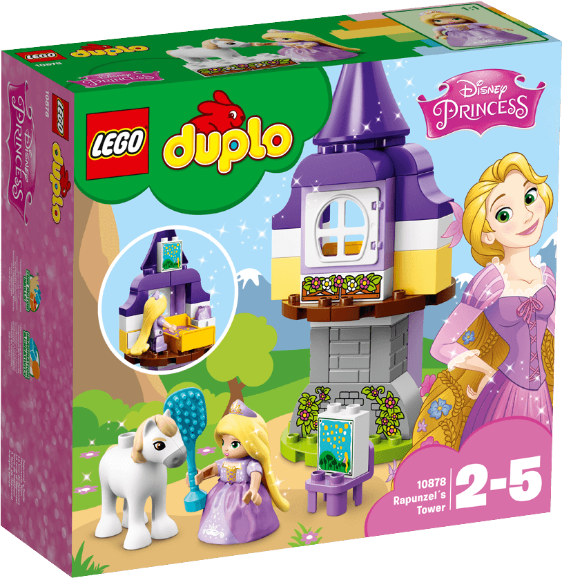 Rapunzel's Tower - Lego Duplo Rapunzel (1488x838), Png Download