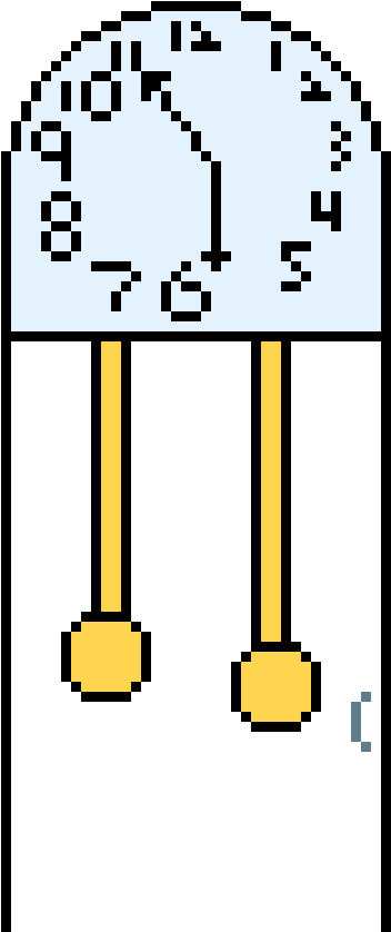 Grandfather Clock - Illustration (1125x900), Png Download