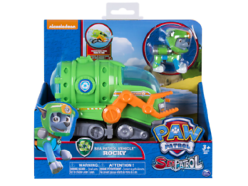 In Stock Paw Patrol 6040070 Rocky Sea Patrol Vehicle - Paw Patrol Sea Patrol (800x785), Png Download