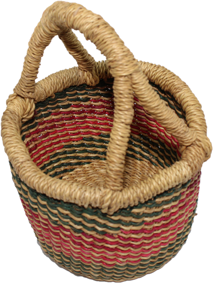Cherry Tree Teeny Bolga Basket, Extra Small African - Storage Basket (1024x1024), Png Download