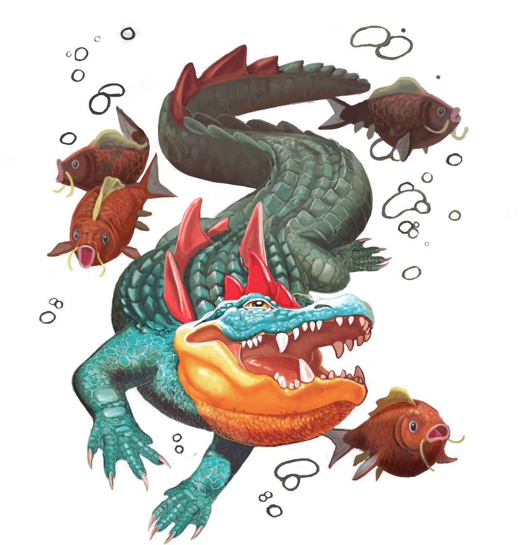 Feraligatr Is Swimmin' Tumblr / Shirt / Facebook ” - Illustration (1280x1280), Png Download