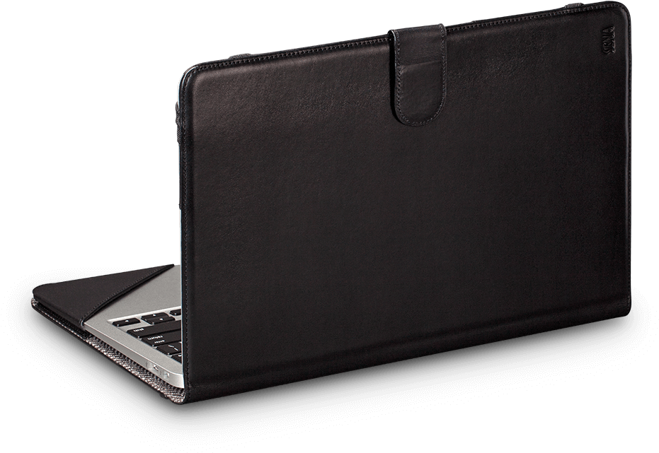 Burnished Leather Portfolio Macbook Air 11" Black Sbd021gbus-50r - Macbook Pro 13 Inch Leather Cover Saddle Brown (1024x1024), Png Download