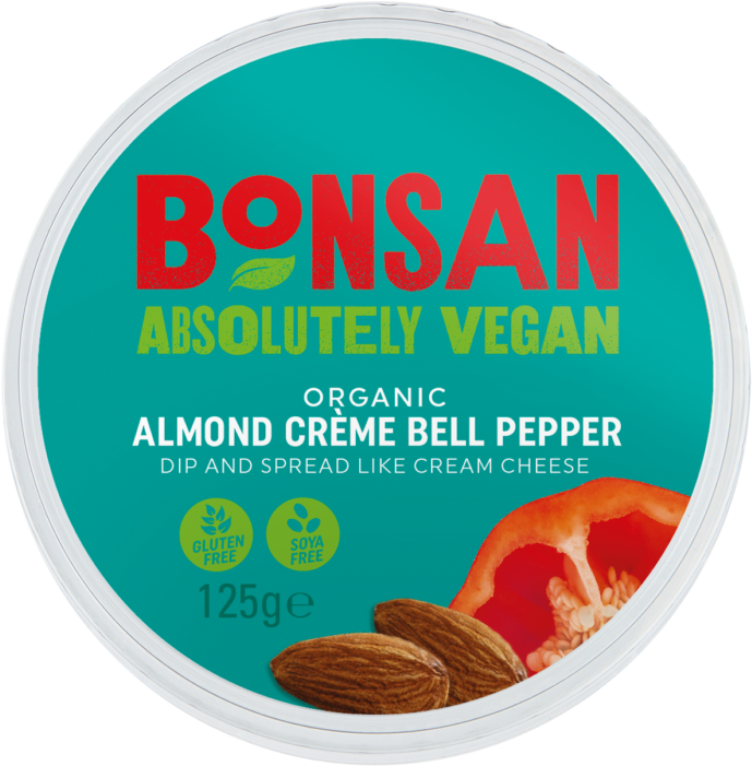 Bonsan Organic Almond Crème Bell Pepper - Circle (700x700), Png Download