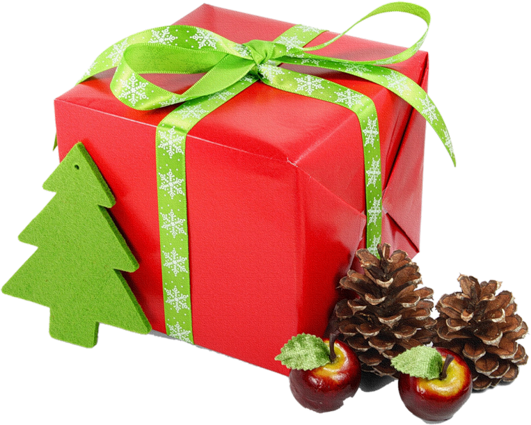 Christmas Presents - Gift 3d Model Free Download (800x773), Png Download